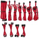 Corsair Individually Sleeved PSU Cables Pro Kit PSUs – Red, 2 Year Warranty