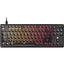 Corsair K70 CORE TKL RGB Tenkeyless Mechanical Wired Gaming Keyboard – Pre-Lubed MLX Red v2 Linear Switches, SOCD, ABS Double-Shot Keycaps, Sound Dampening, 1000Hz Polling, QWERTY NA – Black
