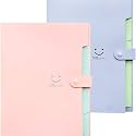 Corslet File Folder for Documents A4 Size Paper Office Students Certificate Holder Storage Organizer 5 Pockets (Pack of 2) (5 Pocket (Pack of 2))