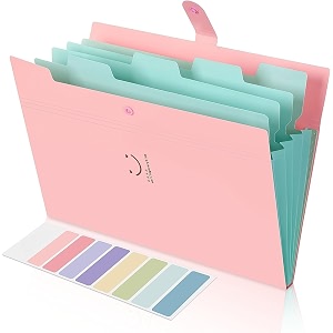 corslet file folders for documents a4 letter size 5 pocket certificate file organiser document organizer bag expanding file folder portable file organizer for school office supplies document folder