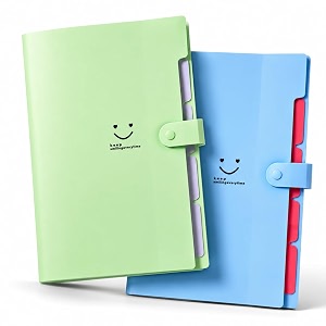 corslet a4 file folder for documents with compartments  folder organizer for students amp kids  expanding folder file for documents  document storage file - pack of 2