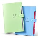 Corslet A4 File Folder for Documents with Compartments | Folder Organizer for Students &amp; Kids | Expanding Folder File for Documents | Document Storage File - Pack of 2