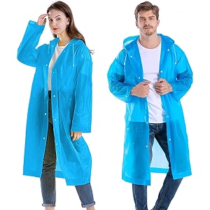 raincoat for womenmenboys amp girls waterproof full rain coat multicolor universal free size hooded rainwear pack of 1