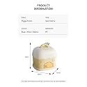Cortina Cottage House-Shaped Piggy Bank for Kids – Cute ATM-Style Coin Bank, Plastic Coin Saver with Handle & Keys, Money Box Gift Item for Kids Ages 3+ (Yellow, Pack of 1)