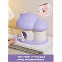 Cortina Mushroom-Shaped Piggy Bank for Kids ? Cute ATM-Style Coin Bank, Plastic Coin Saver with Handle &amp; Keys, Money Box Gift Item (Purple)