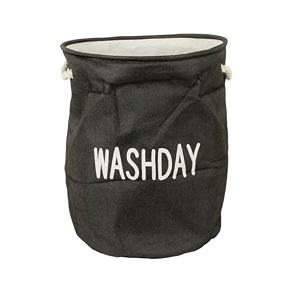 cortina folding round laundry basket for dirty clothes round collapsible storage basket - 45 ltr beige