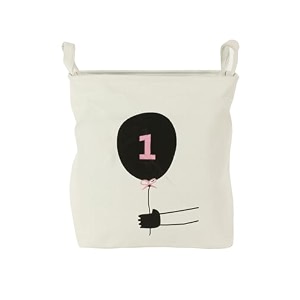 cortina folding round laundry basket for dirty clothes round collapsible storage basket - 45 ltr white-1