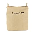 Cortina Folding Round Laundry Basket for Dirty Clothes, Round Collapsible Storage Basket - 45 Ltr, Brown-1