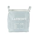Cortina Folding Round Laundry Basket for Dirty Clothes, Round Collapsible Storage Basket - 45 Ltr, Blue