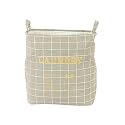 Cortina Folding Round Laundry Basket for Dirty Clothes, Round Collapsible Storage Basket - 45 Ltr, Grey
