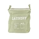 Cortina Folding Round Laundry Basket for Dirty Clothes, Round Collapsible Storage Basket - 45 Ltr, Light Green