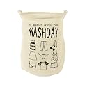 Cortina Folding Round Laundry Basket for Dirty Clothes, Round Collapsible Storage Basket - 45 Ltr, Cream-1