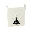 Cortina Folding Round Laundry Basket for Dirty Clothes, Round Collapsible Storage Basket - 45 Ltr, White-2