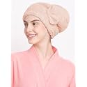 Cortina Microfiber Hair Towel Cap, Soft Absorbent Quick Drying Wrap for Curly Thick Hair, Women Girls - Pack of 1, Beige