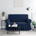 Cortina Polyester 2 Seater Sofa Plain Cover