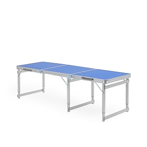 corvids 6 feet multipurpose aluminium folding camping table with carrying handle  height adjustable table for picnic hiking garden home outdoor amp indoor use