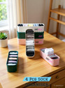 CORVIN 4 Piece Socks Organizer Multipurpose Storage Box Organizer Drawer Divider