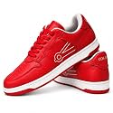 Cos tan Womens Red Casual Sneakers Lace-Up