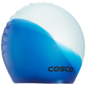 cosco 25003 silicone swimming cap multicolor