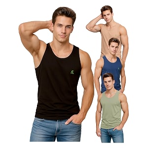 COSCO HUEMAN 100 Cotton Vest for Man