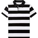 COSLAND Boys' Xs-Large Striped Polo Shirt, Cotton Short Sleeve Shirt