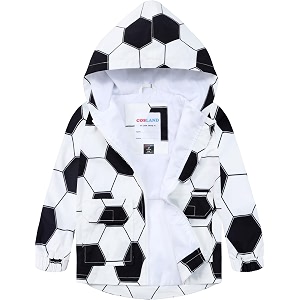 COSLAND Toddler Boys Girls Rain Jacket Waterproof