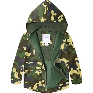 COSLAND Toddler Boys Girls Rain Jacket Waterproof