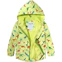 COSLAND Toddler Boys Girls Rain Jacket Waterproof Hooded Raincoat, 2-5T