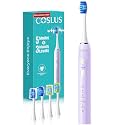 COSLUS C30 Electric Toothbrush for Adults, Ultra-Clean, 1PC, Purple