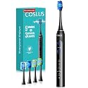 COSLUS C30 Electric Toothbrush for Adults, Ultra-Clean, 1PC, Black