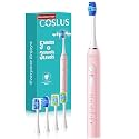 COSLUS C30 Electric Toothbrush for Adults, Ultra-Clean, 1PC, Pink