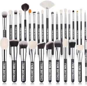 cosluxe beili 30pcs professional makeup brush set original natural-synthetic
