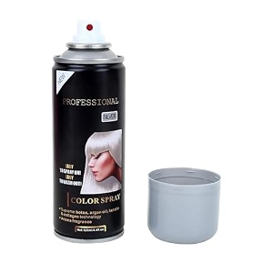 cosmac professional 1 day temporary hair color spray with argan oil botox keratin and collagen silver color 125ml women amp men