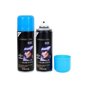 temporary hair color spray blue