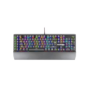 cosmic byte cb-gk-24 equinox alturas per key rgb mechanical keyboard with swappable outemu blue switches wrist rest programmable keys memory keys black