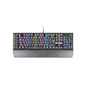 Cosmic Byte CB-GK-24 Equinox Alturas Per Key RGB Mechanical Keyboard with Swappable Outemu Blue Switches, Wrist Rest, Programmable Keys, Memory Keys (Black)