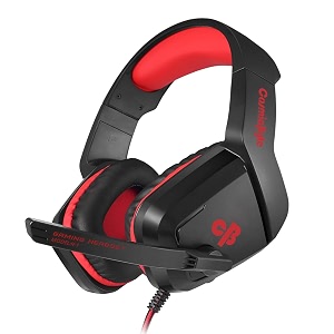 cosmic byte h1 gaming headphone with mic for pclaptopsmobileps4xbox one redover earwired