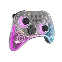 Cosmic Byte Stellaris Controller, 3 Modes Wifi + Bluetooth + Wired for PC, iOS, Android, Hall Effect Trigger and Upgraded TMR Joystick, Macros, 1000mAh Battery, RGB LED, Software Support (Transparent)
