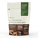 Cosmix No-Nonsense Plant Protein PRO 26g Protein | Yeast Protein &amp; Pea Protein Blend | Chikmagalur Mocha, 500g Pouch x 1 | Clean, Easy to Digest