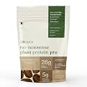 Cosmix No-Nonsense Plant Protein PRO 26g Protein | Yeast Protein &amp; Pea Protein Blend | Malnad Arabica Coffee, 1Kg Pouch x 1 | Clean, Easy to Digest