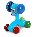 COSMOBABY Premium Friction Dog Toy Cute Puppy 3 Face Role Play Toy (Blue) Proudly Made in India