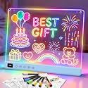 Cosmody Rechargeable LED Drawing Board,Gift for Boys Girls Ages 3+ (Blue)