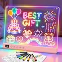 Cosmody Rechargeable LED Drawing Board,Gift for Boys Girls Ages 3+ (Pink)