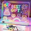 Cosmody Rechargeable LED Drawing Board,Gift for Boys Girls Ages 3+ (White)