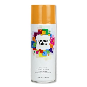 cosmos paints deep yellow spray 400ml