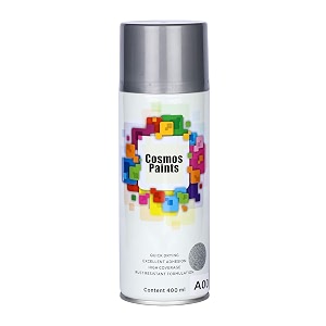 cosmos paints hammer tone silver spray paint 400ml