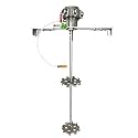 COSMOSTAR 1/2HP 55 Gallon Pneumatic 55 Gallon Agitator Adjustable Drum Bucket Paint Mixer| Pneumatic Bracket Mixer, Paint Stirring Machine Bracket Air Agitator Paint Mix Tool, Tank Barrel Air Mixer