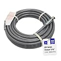 Cosmostar 1/4" x 50 feet Airless Sprayer Hose - 3600 PSI Max Pressure, Durable & Universal Fit Whip Hose