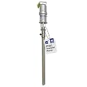 COSMOSTAR P1302 5:1 55 Gallon Air Operated Pneumatic Piston Pump, Stainless Steel Type, Drum Length, Teflon Packing, Oil Chemical Transfer Pumps, 2.2 GPM/ 8.55 LPM, Max. Fluid Pressure 580 PSI