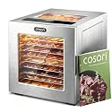 Cosori Food Dehydrator, 10 Stainless Steel Trays with 7.4 ft² Drying Space
